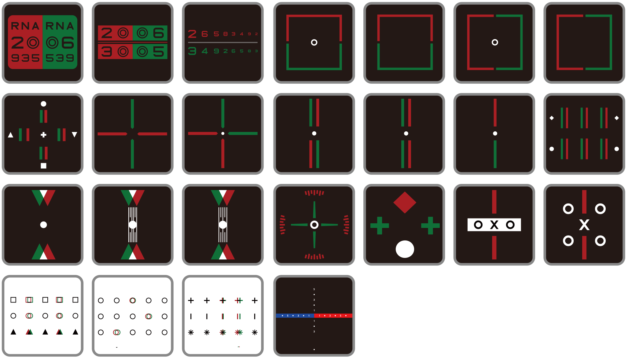 Special Test Charts